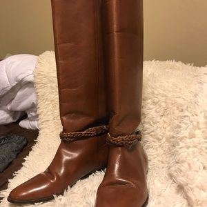 Cognac Riding Boots